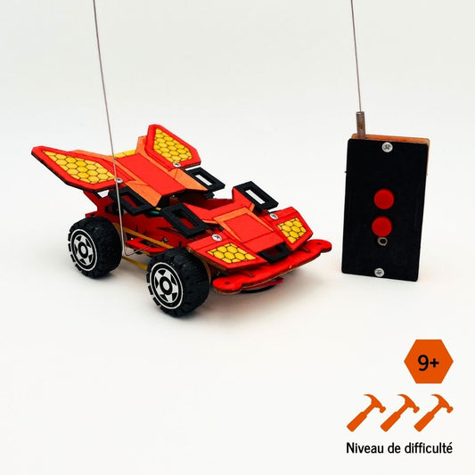 CarBot: The car that takes your breath away - STEM wooden assembly kit