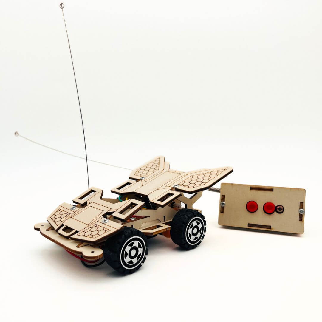 CarBot, CoinMunch & RoboPromeneur - Kit d'assemblage DIY en bois STEM