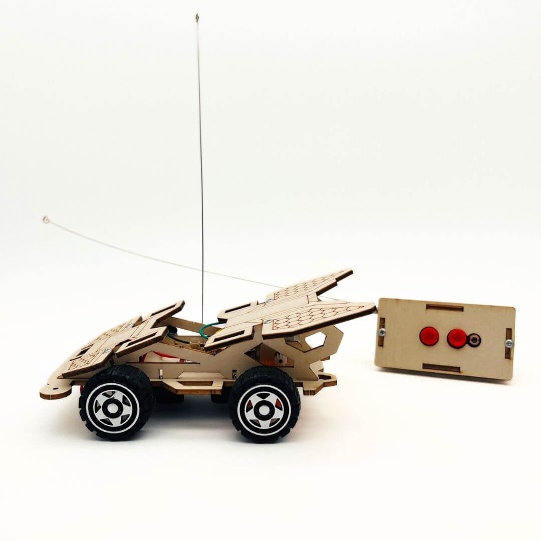 Duo Pack: RoboWalker - CarBot - Wooden STEM Assembly Kit