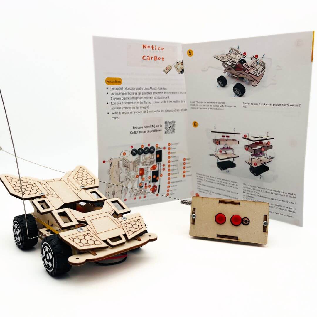 CarBot: The Ultra Cool Car - Wooden STEM Assembly Kit