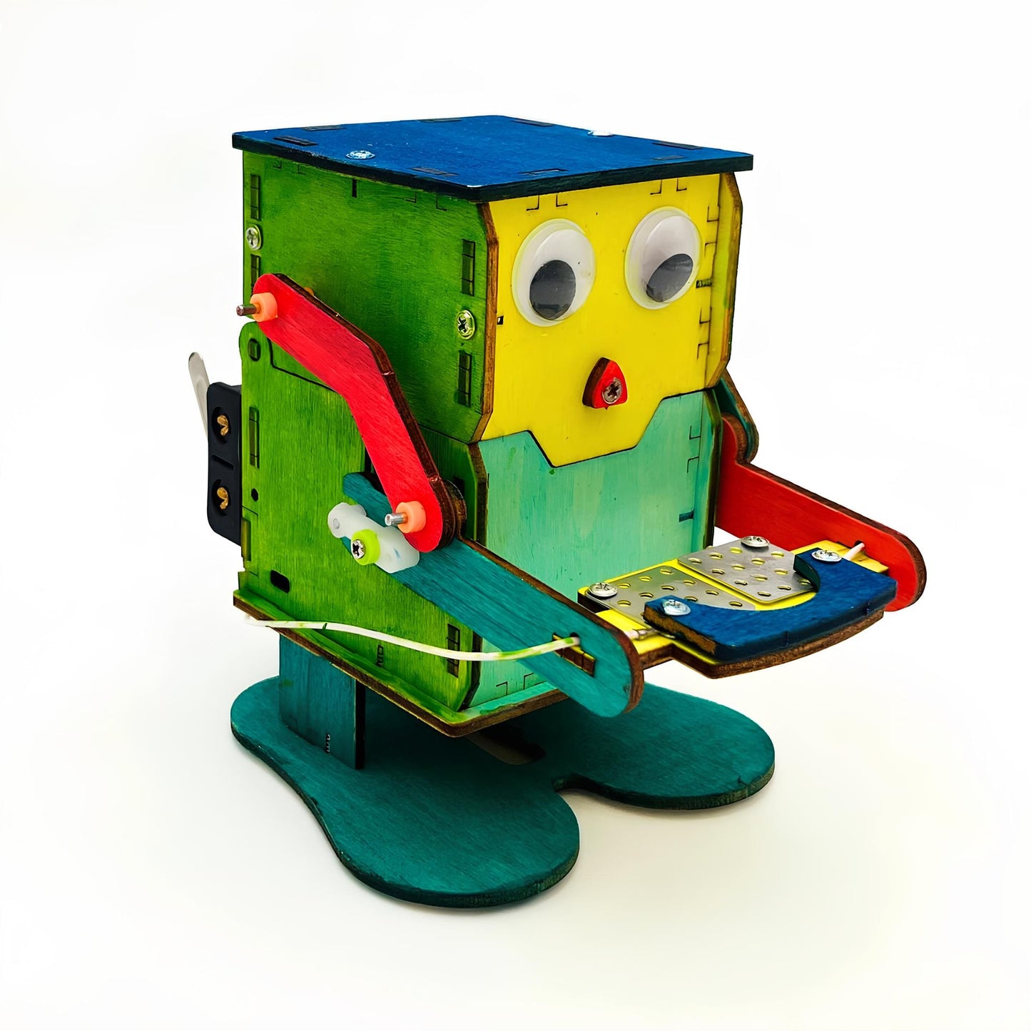 Trio Pack: SpiderBot - CoinMunch - RoboWalker- Wooden STEM Assembly Kit