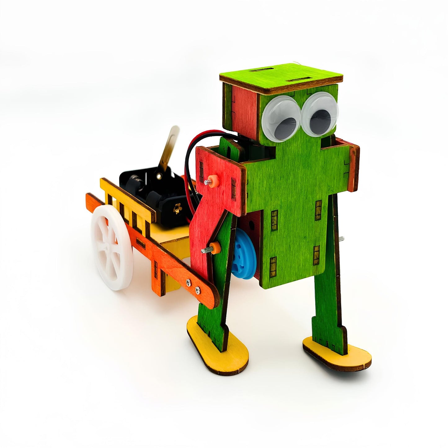 Trio Pack SpiderBot & Thumbs-up Bot - RoboWalker - DIY wooden STEM assembly kit