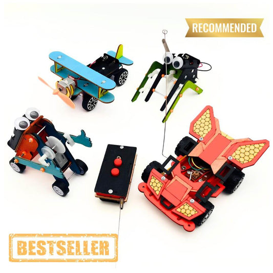 Bot's Builders - Kit d'assemblage en bois STEM