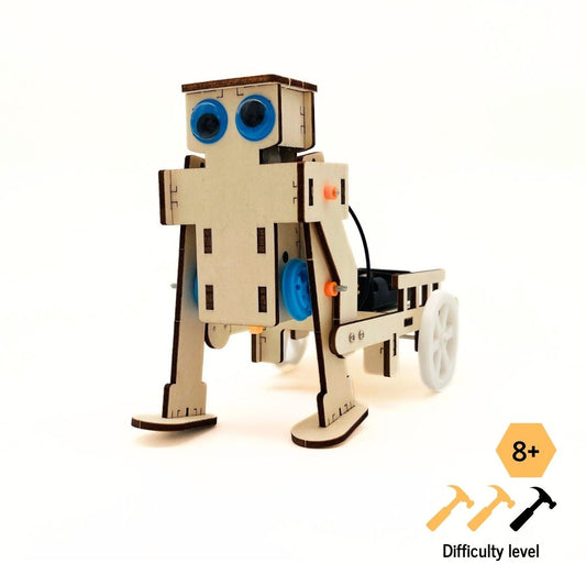RoboWalker: The Robot That Walks Full Tilt - Wooden STEM Assembly Kit