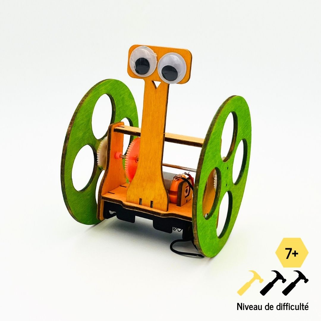 IguanoBot, RoulaBot et SpiderBot 2.0 - Kit d'assemblage en bois STEM