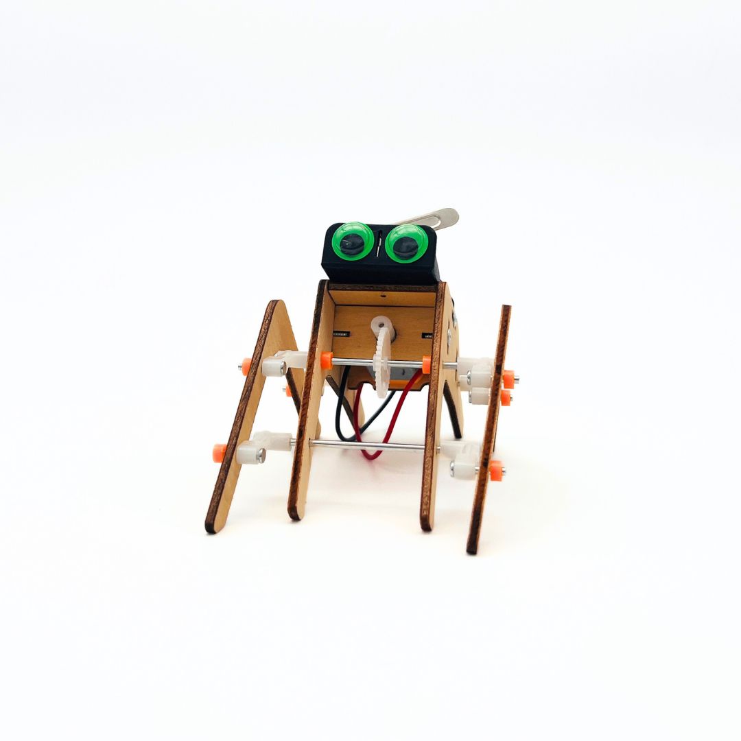 Trio Pack: SpiderBot - CoinMunch - RoboWalker- Wooden STEM Assembly Kit