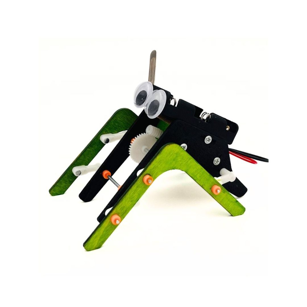 Trio Pack SpiderBot & Thumbs-up Bot - RoboWalker - DIY wooden STEM assembly kit